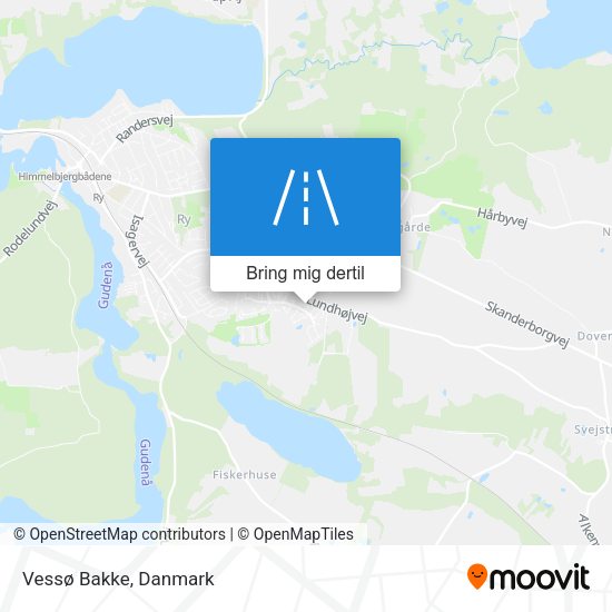 Vessø Bakke kort