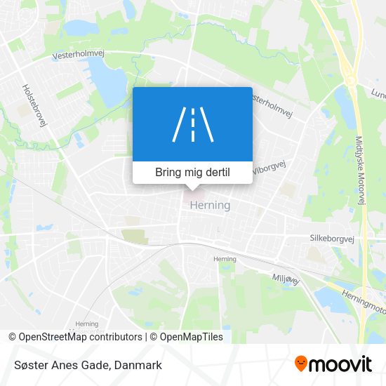 Søster Anes Gade kort