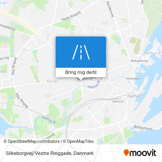 Silkeborgvej/Vestre Ringgade kort