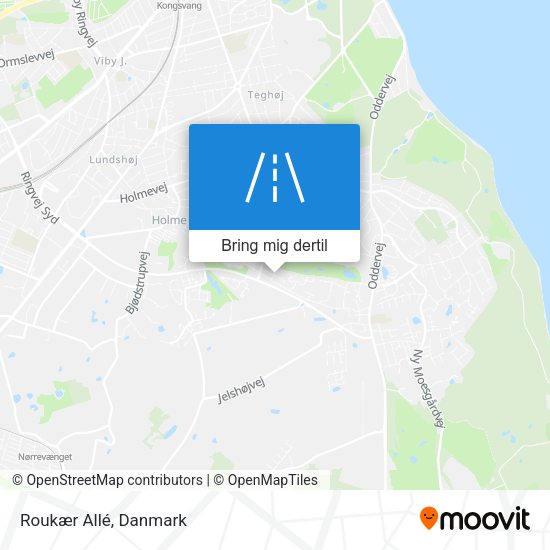 Roukær Allé kort
