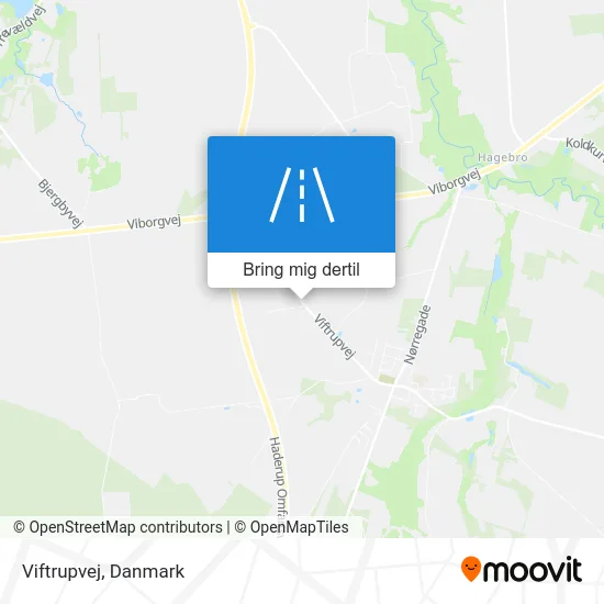 Viftrupvej kort