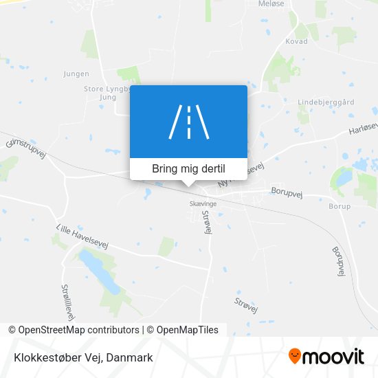 Klokkestøber Vej kort