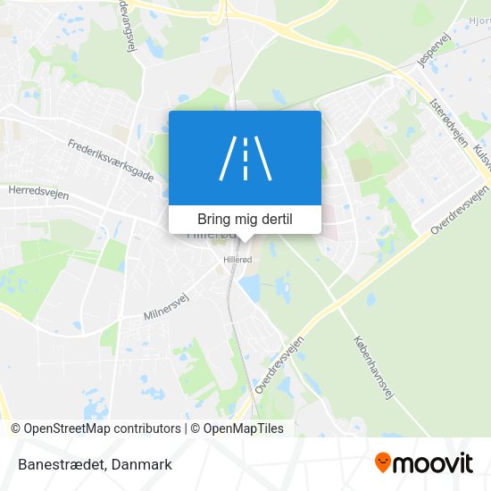 Banestrædet kort