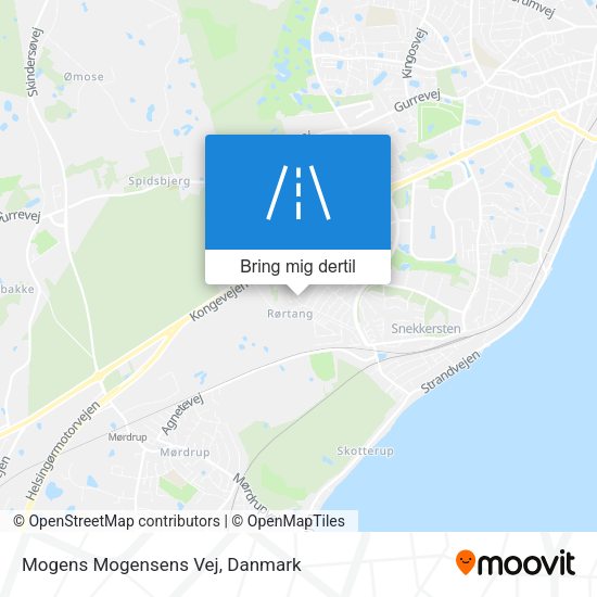 Mogens Mogensens Vej kort