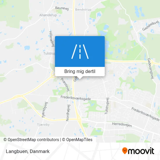 Langbuen kort