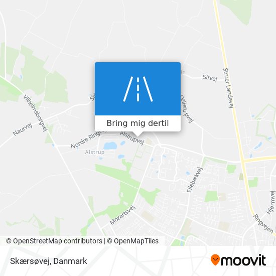 Skærsøvej kort