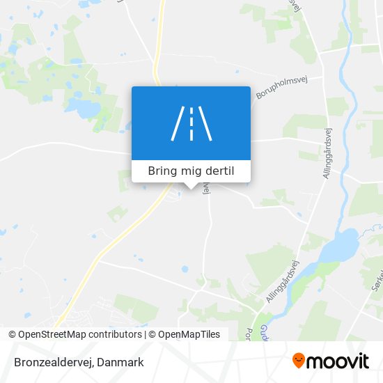 Bronzealdervej kort