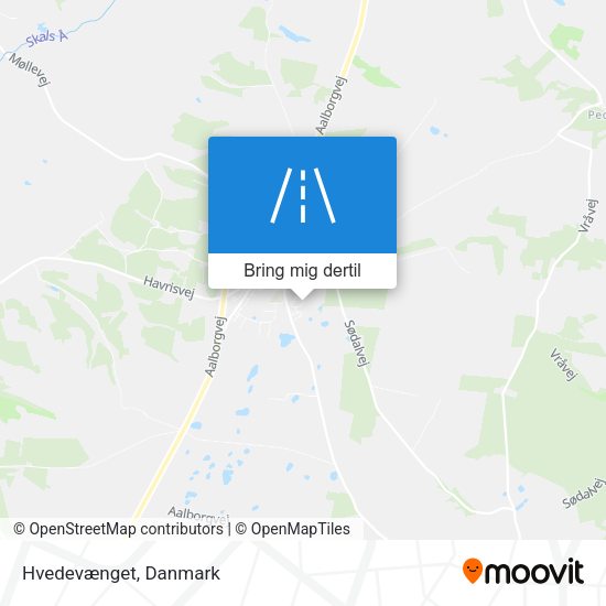 Hvedevænget kort