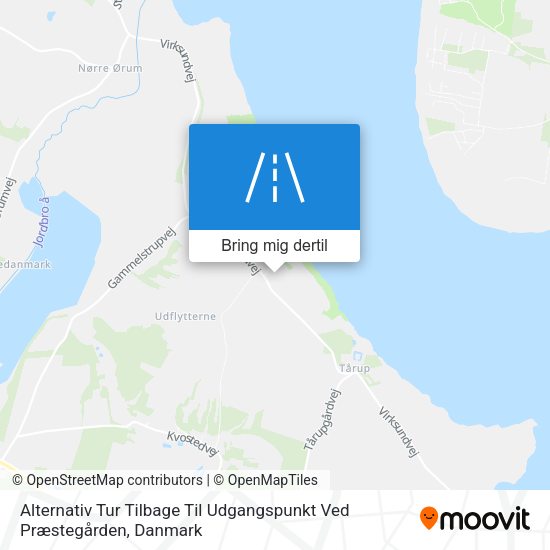 Alternativ Tur Tilbage Til Udgangspunkt Ved Præstegården kort