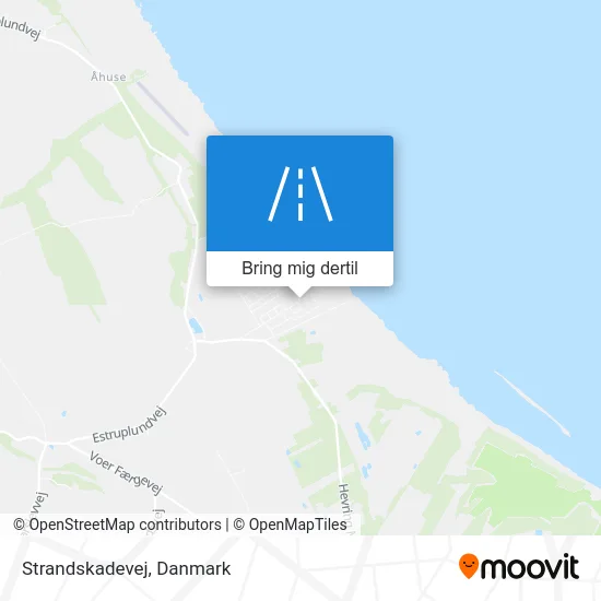 Strandskadevej kort