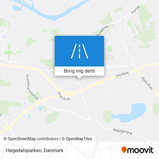 Høgedalsparken kort