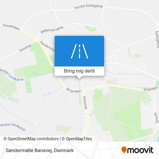 Søndermølle Banevej kort