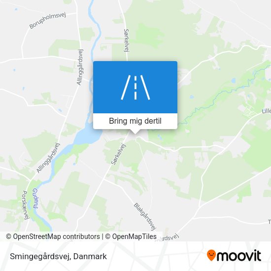Smingegårdsvej kort