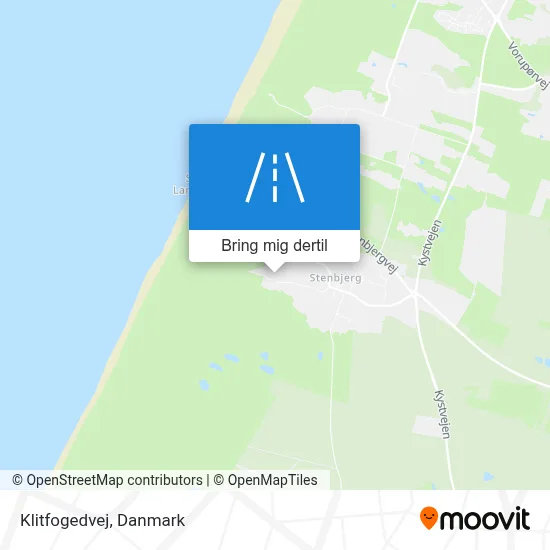 Klitfogedvej kort