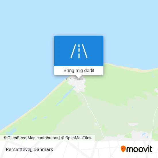 Rørslettevej kort
