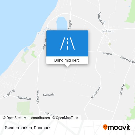 Søndermarken kort