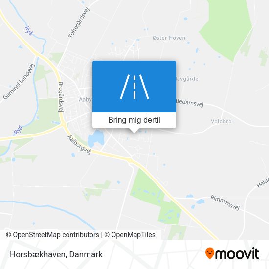 Horsbækhaven kort