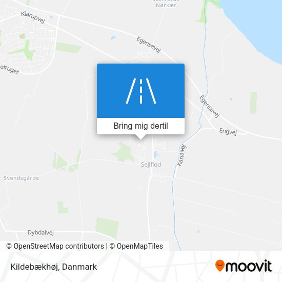 Kildebækhøj kort