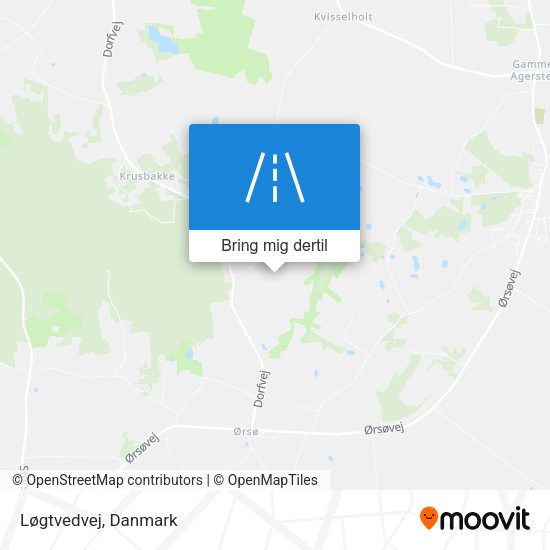 Løgtvedvej kort