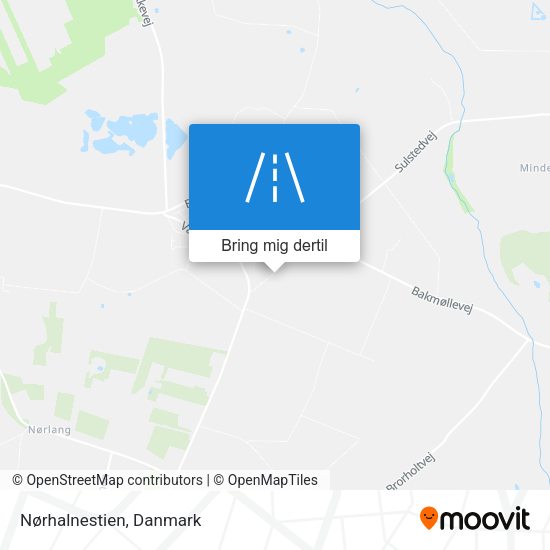 Nørhalnestien kort