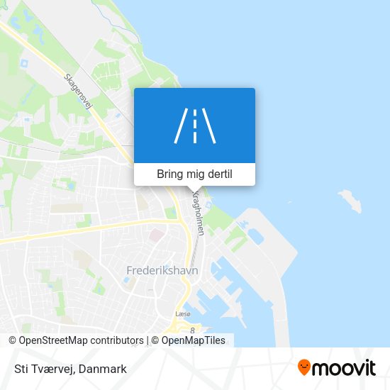 Sti Tværvej kort