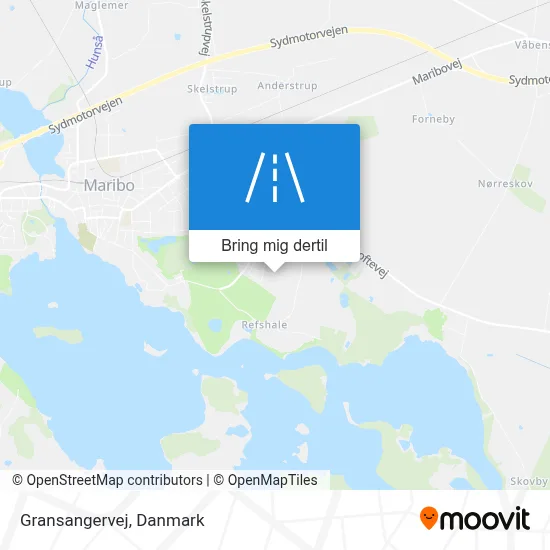 Gransangervej kort