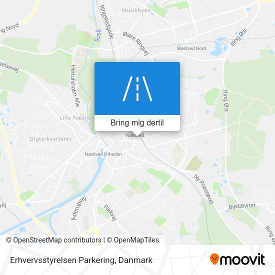 Erhvervsstyrelsen Parkering kort