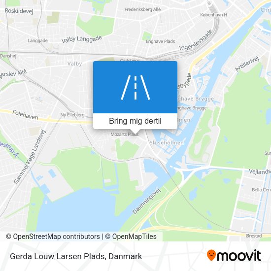 Gerda Louw Larsen Plads kort