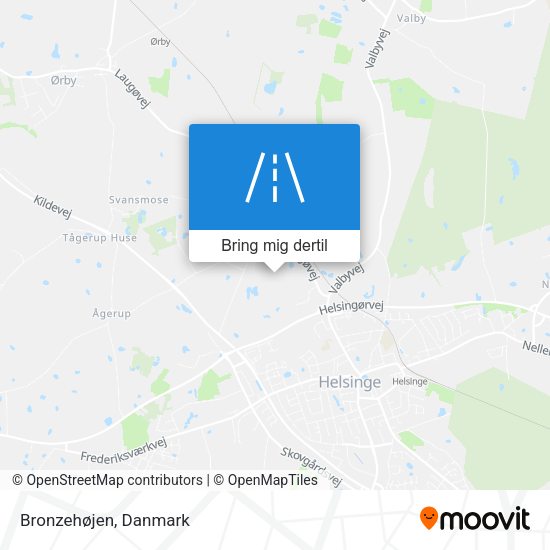 Bronzehøjen kort