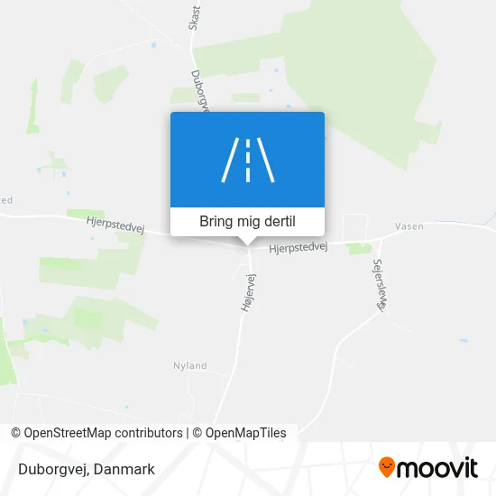 Duborgvej kort