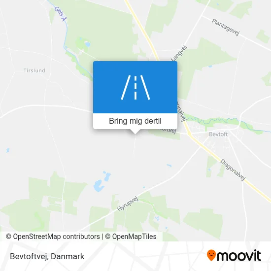 Bevtoftvej kort