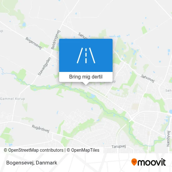 Bogensevej kort