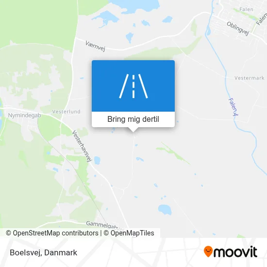Boelsvej kort