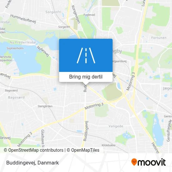 Buddingevej kort
