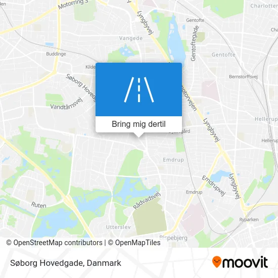 Søborg Hovedgade kort