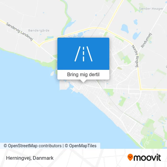 Herningvej kort