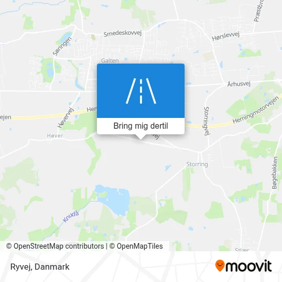 Ryvej kort