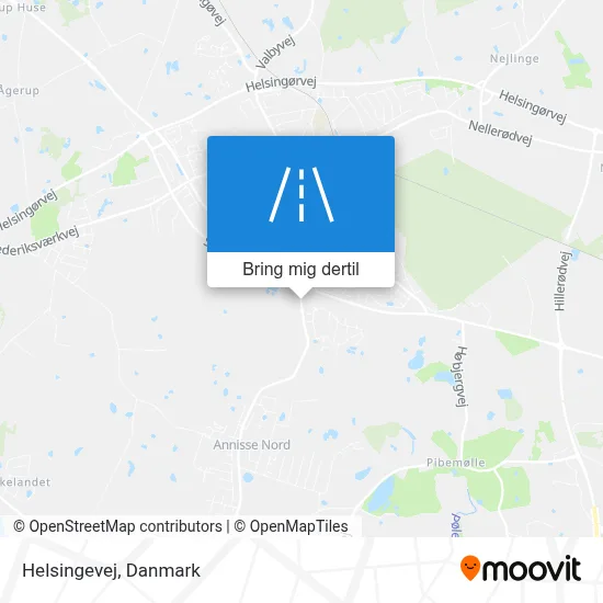 Helsingevej kort