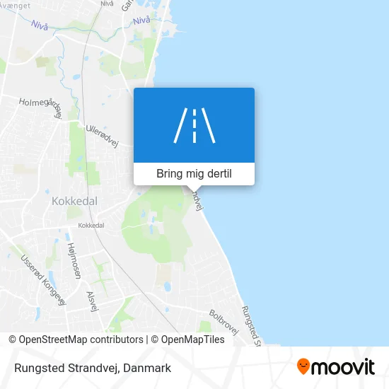 Rungsted Strandvej kort