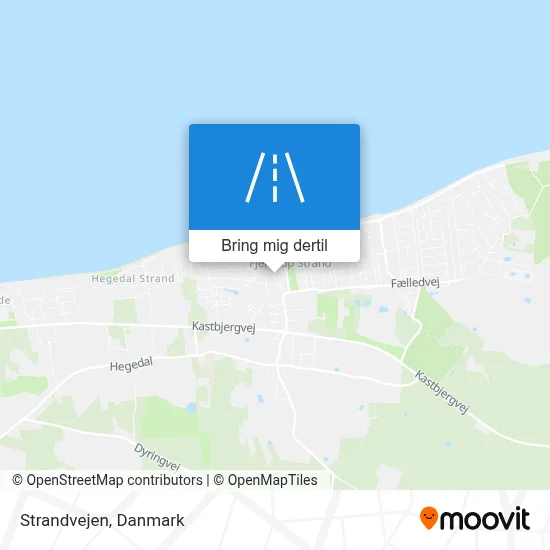 Strandvejen kort