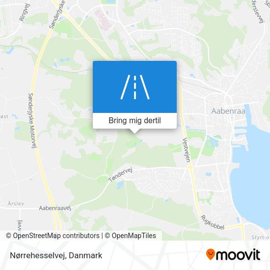 Nørrehesselvej kort