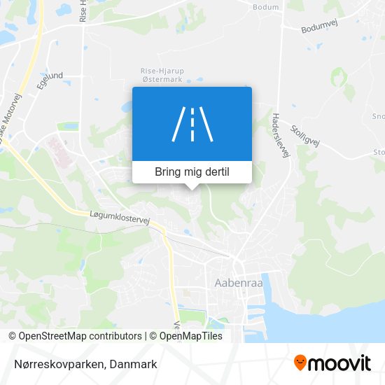 Nørreskovparken kort