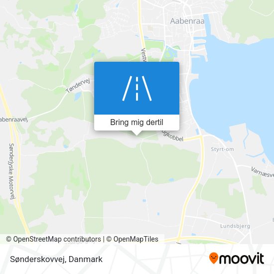 Sønderskovvej kort