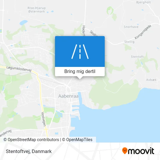 Stentoftvej kort