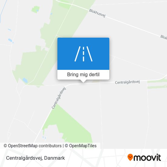 Centralgårdsvej kort