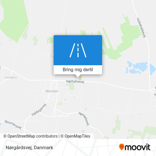 Nørgårdsvej kort