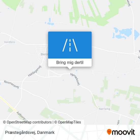 Præstegårdsvej kort