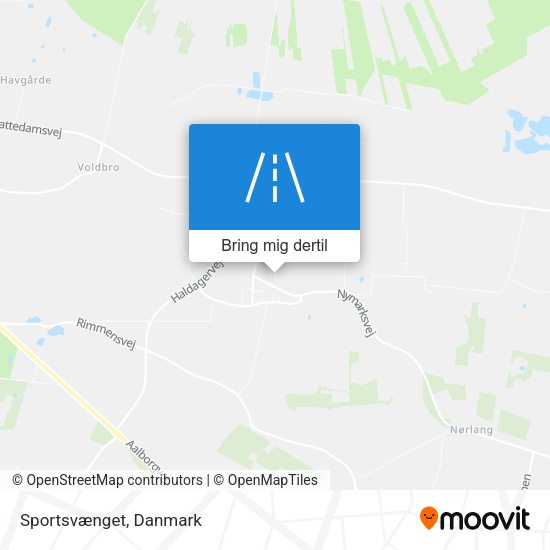 Sportsvænget kort