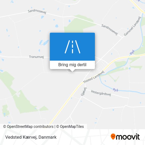 Vedsted Kærvej kort