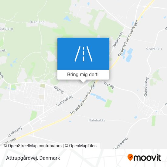 Attrupgårdvej kort